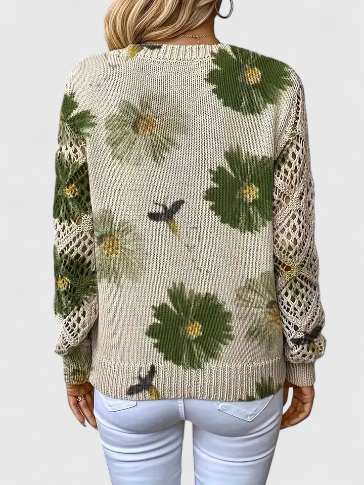 Avora Lyon | Pull élégant avec design floral