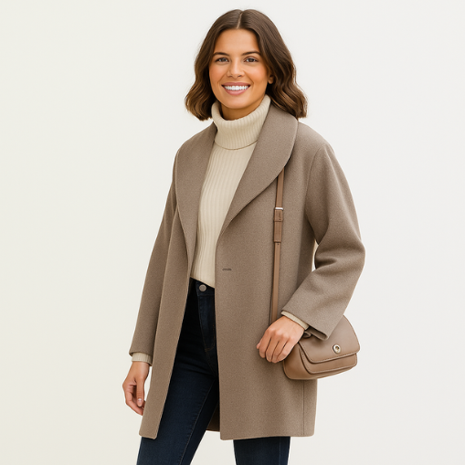 Avora Lyon | Manteau femme à coupe décontractée et élégante