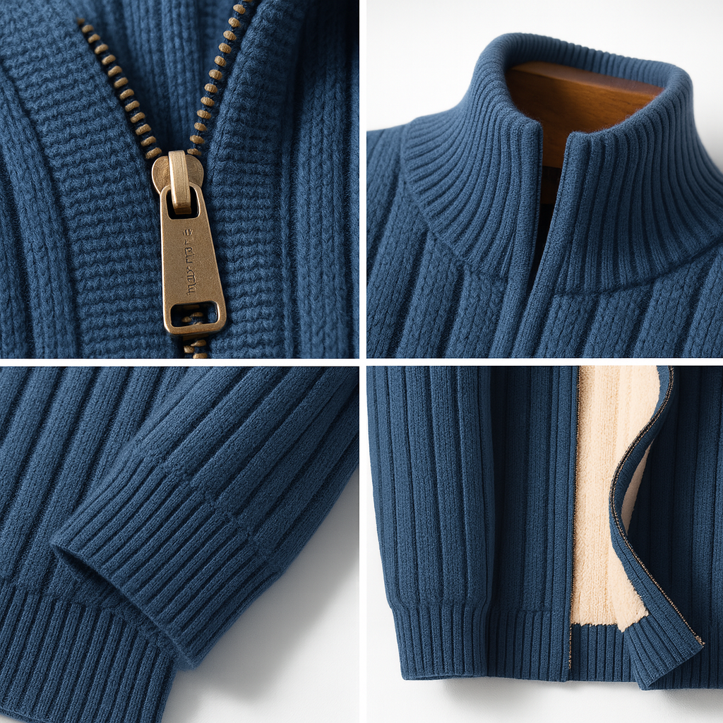 Avora Lyon | Gilet Zippé Élégant Classique