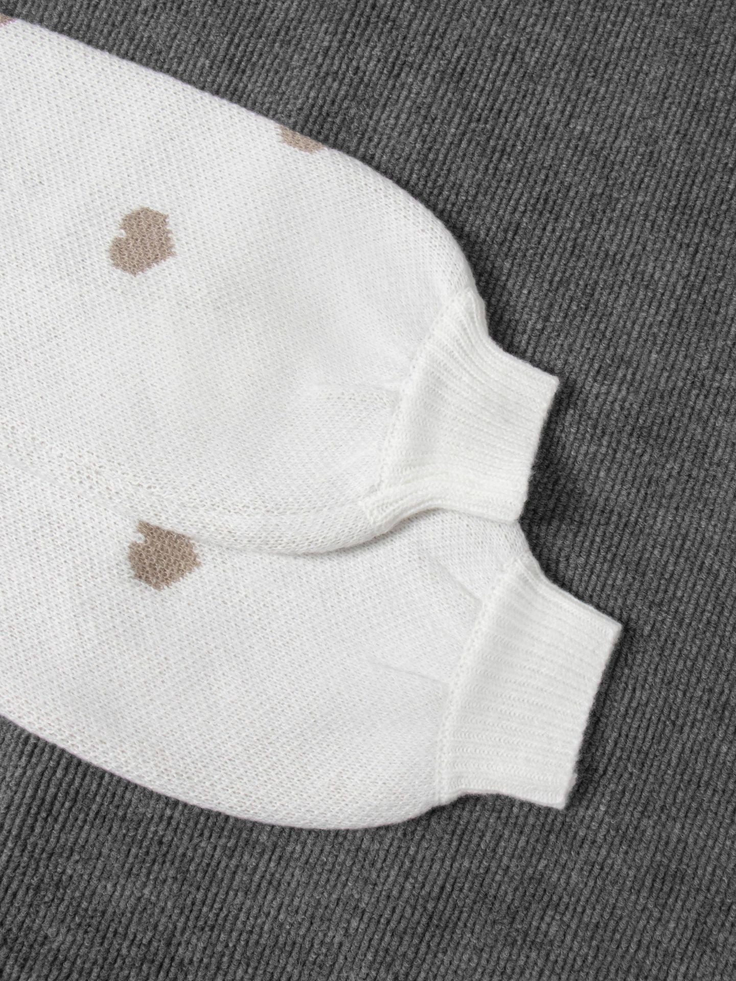 Avora Lyon | pull décontracté à imprimé cœur