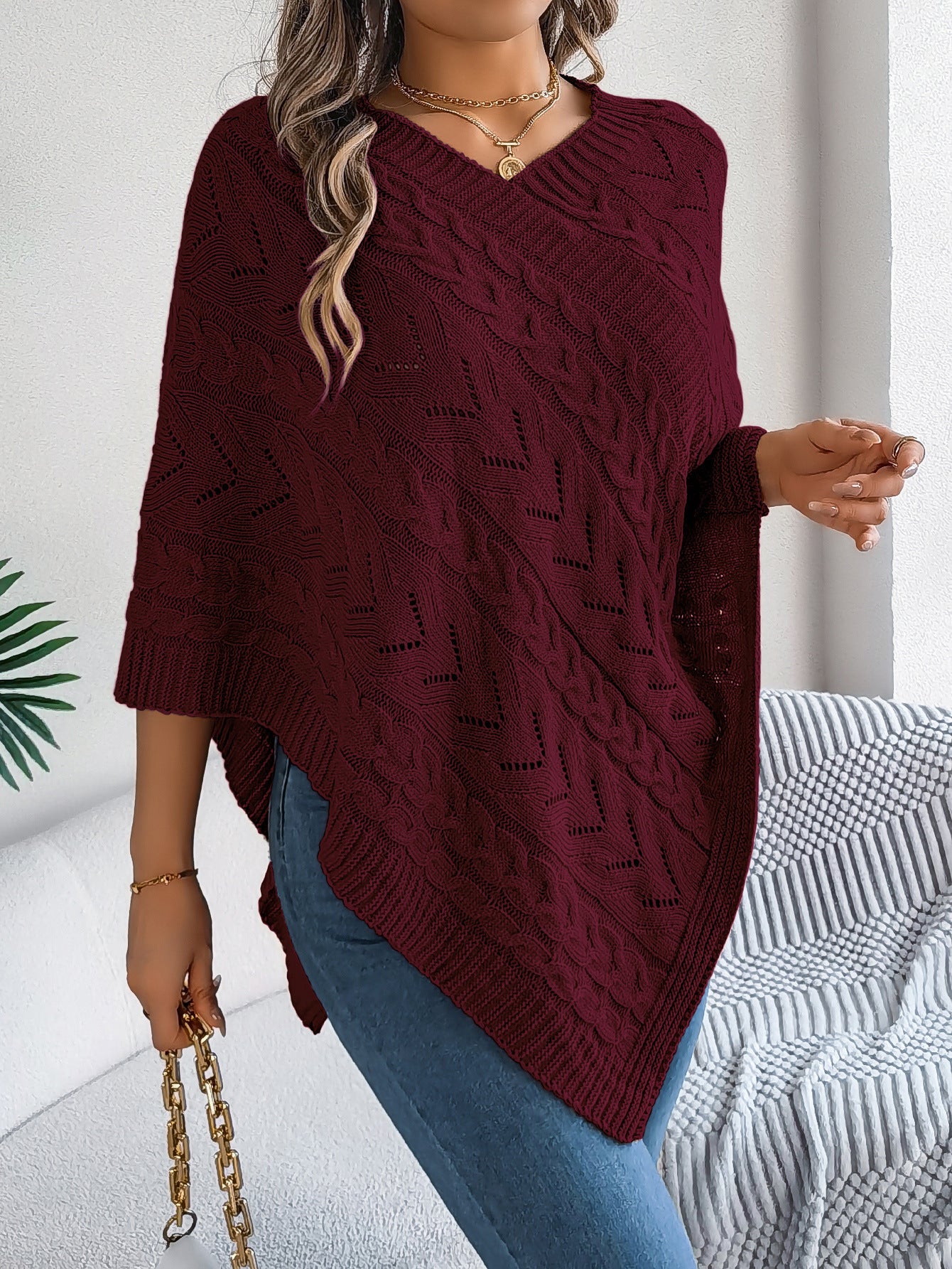 Avora Lyon | Manteau en tricot torsadé