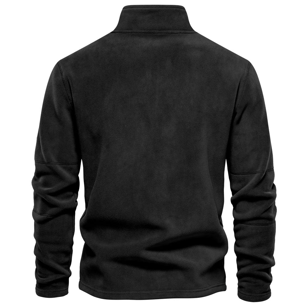 Avora Lyon | Sweat-shirt homme à col montant et demi-zip