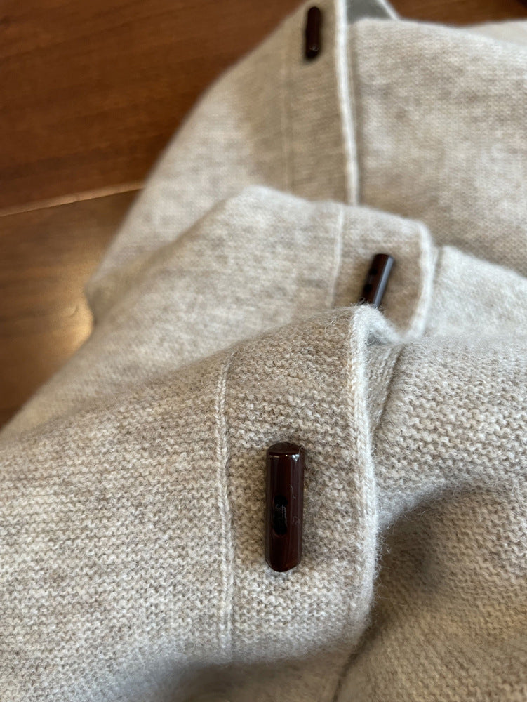 Avora Lyon | Cardigan en laine tricotée de qualité supérieure