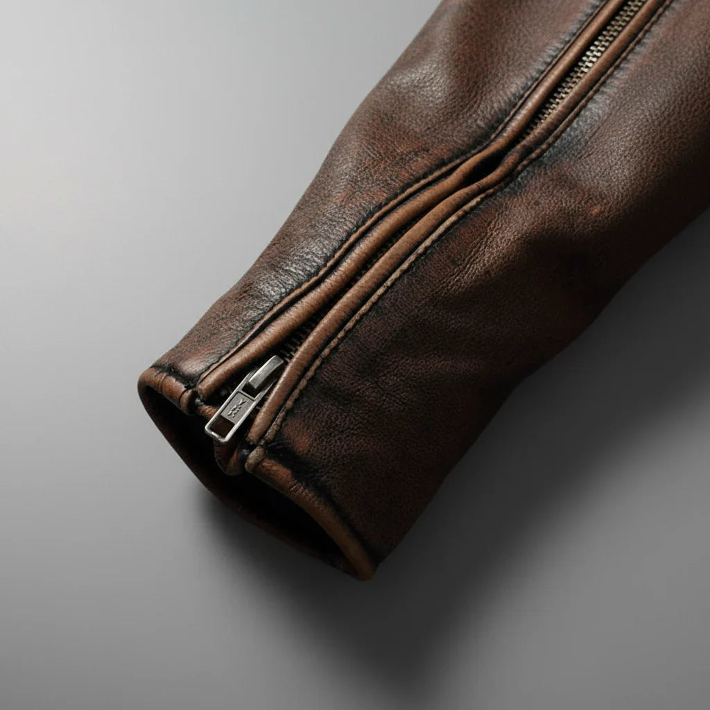 Avora Lyon | Veste brooklyn en cuir premium