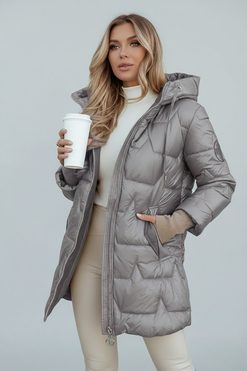 Avora Lyon | Manteau d’hiver élégant contre le froid, avec style