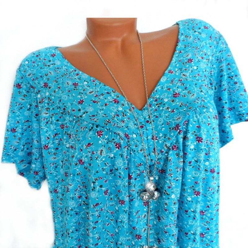 Avora Lyon | T-shirt Flora à col en V