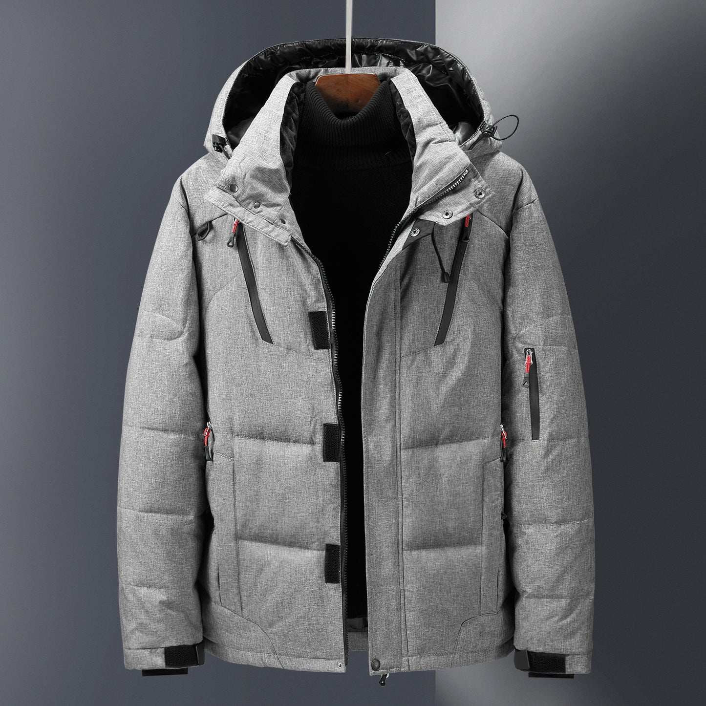 Avora Lyon | Veste d'hiver solide pour homme