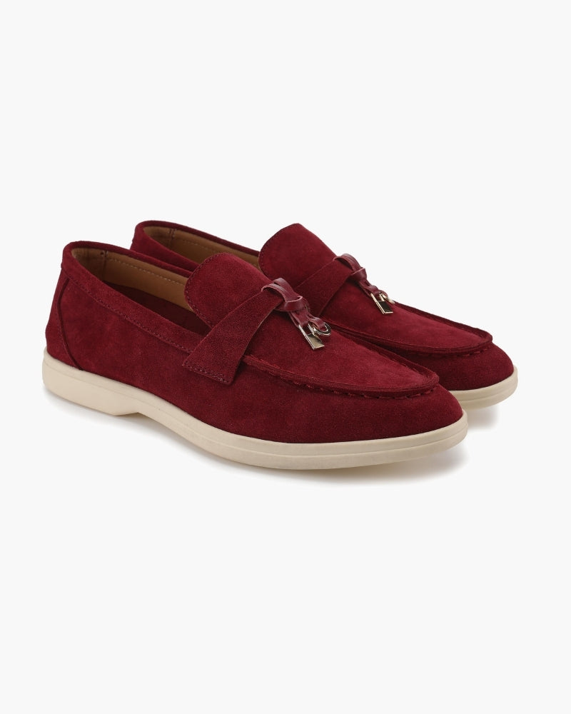Avora Lyon | Mocassins en daim