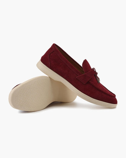 Avora Lyon | Mocassins en daim