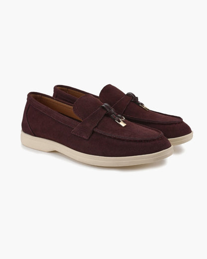Avora Lyon | Mocassins en daim