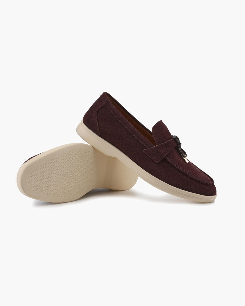 Avora Lyon | Mocassins en daim