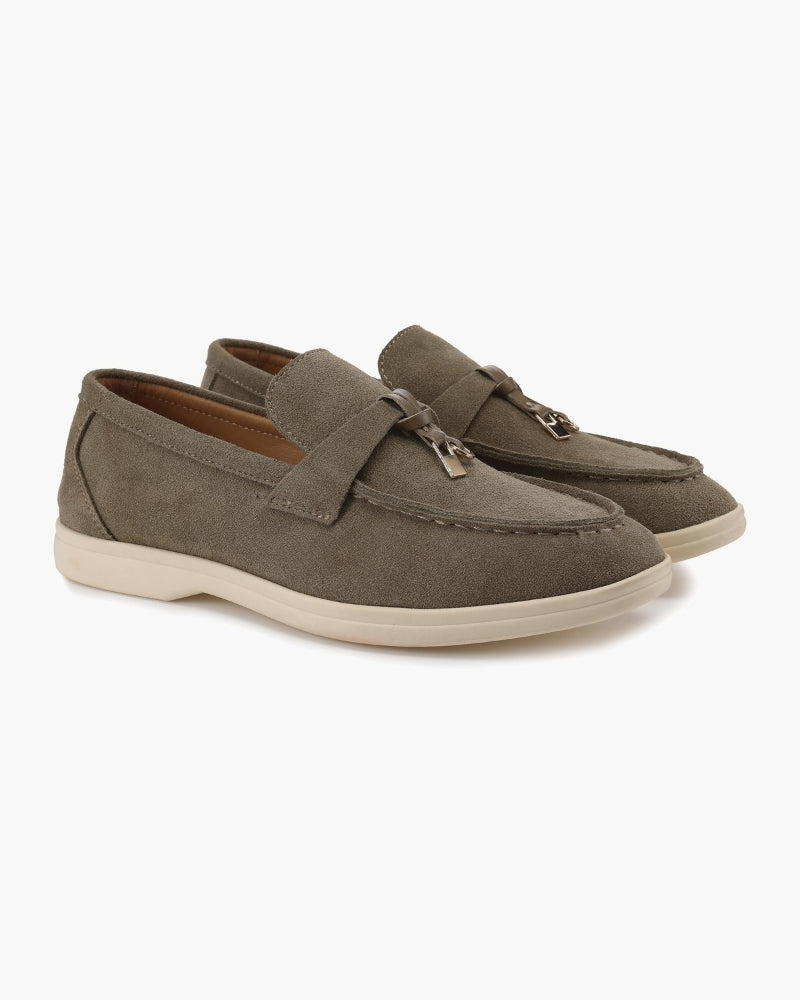Avora Lyon | Mocassins en daim