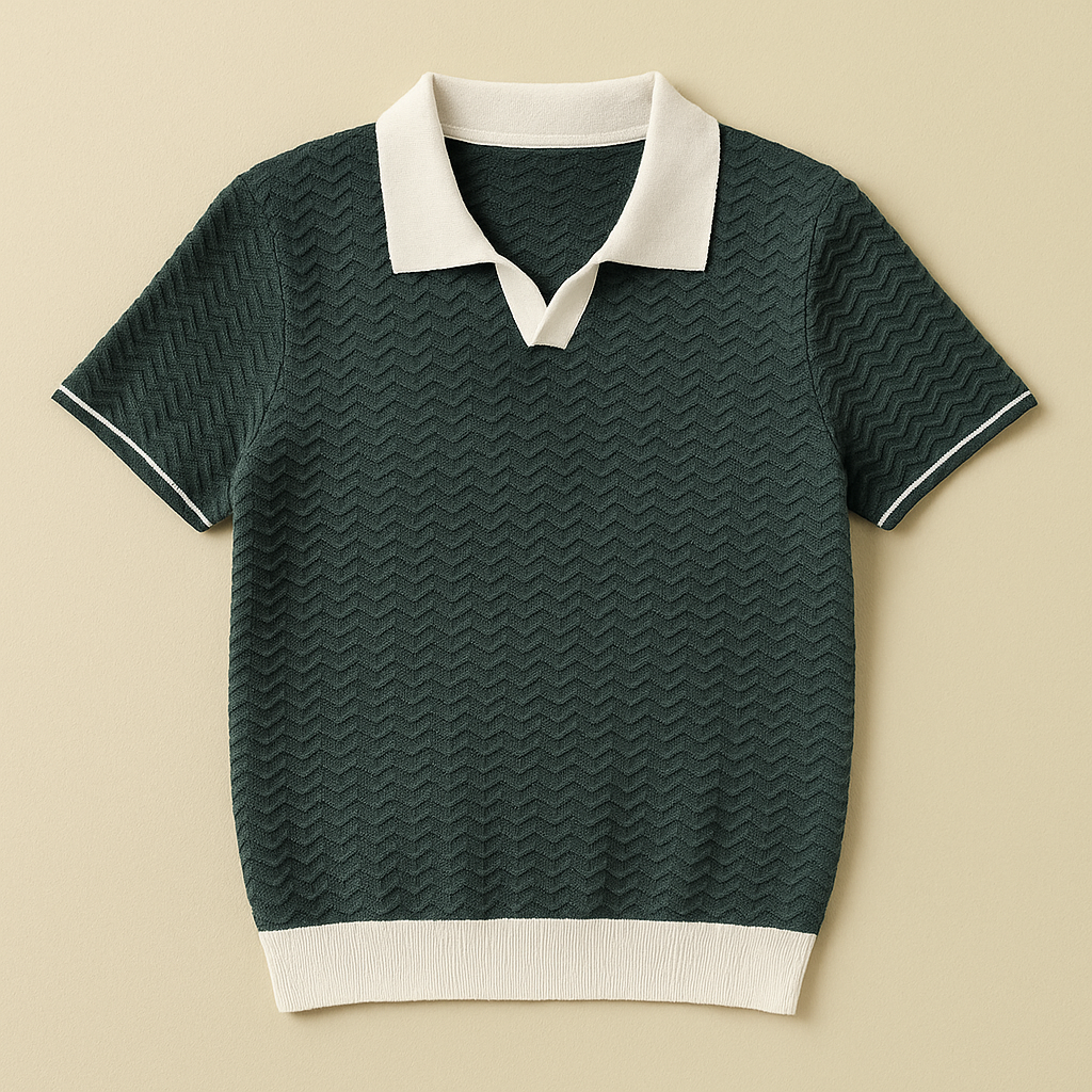 Avora Lyon | Polo shirt en tissu riccio de