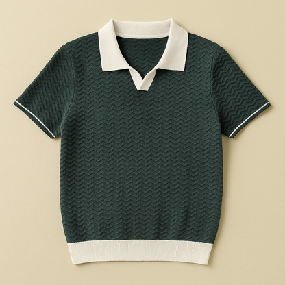 Avora Lyon | Polo shirt en tissu riccio de