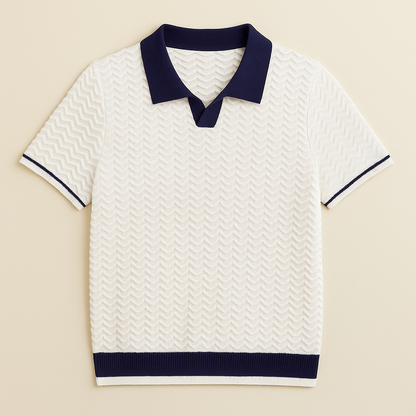 Avora Lyon | Polo shirt en tissu riccio de
