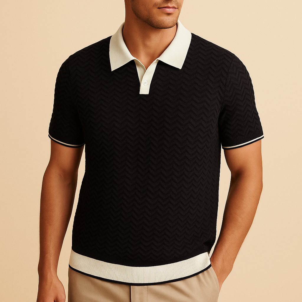 Avora Lyon | Polo shirt en tissu riccio de