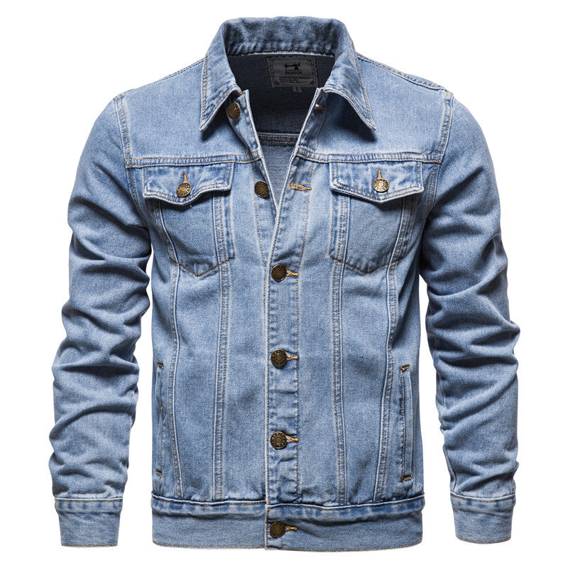 Avora Lyon | Veste en jean homme coupe slim décontractée