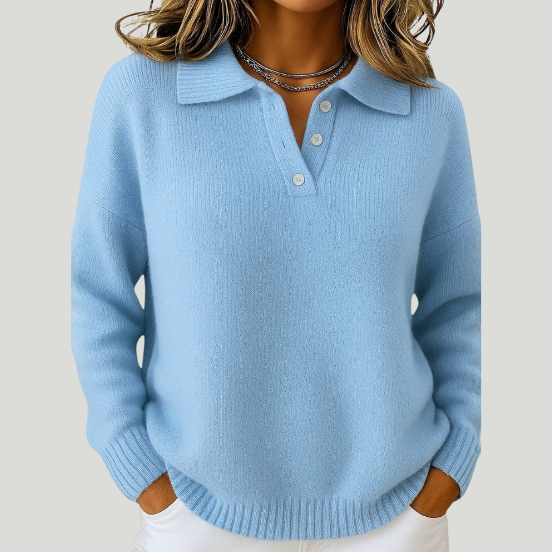 Avora Lyon | Pull doux avec col