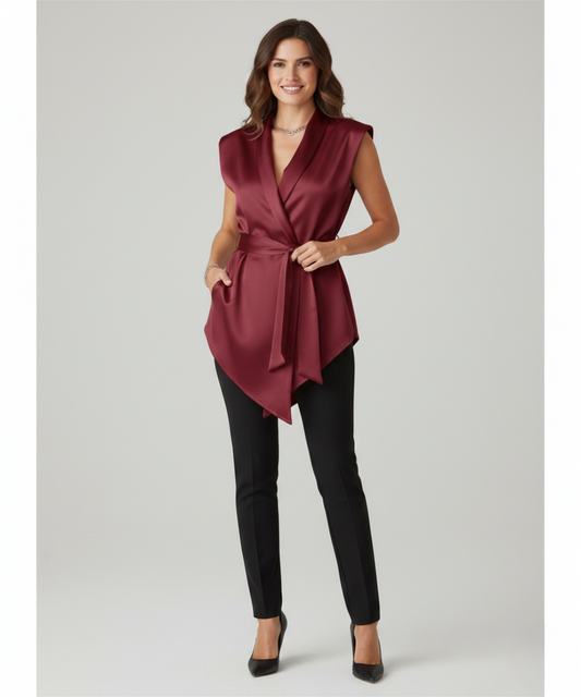 Avora Lyon | Blouse élégante sans manches