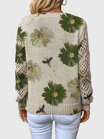 Avora Lyon | Pull élégant avec design floral