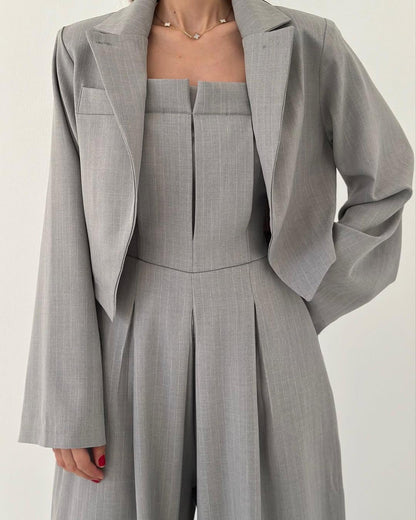 Avora Lyon | Ensemble Femme Bustier + Veste – Style Élégant & Tendance