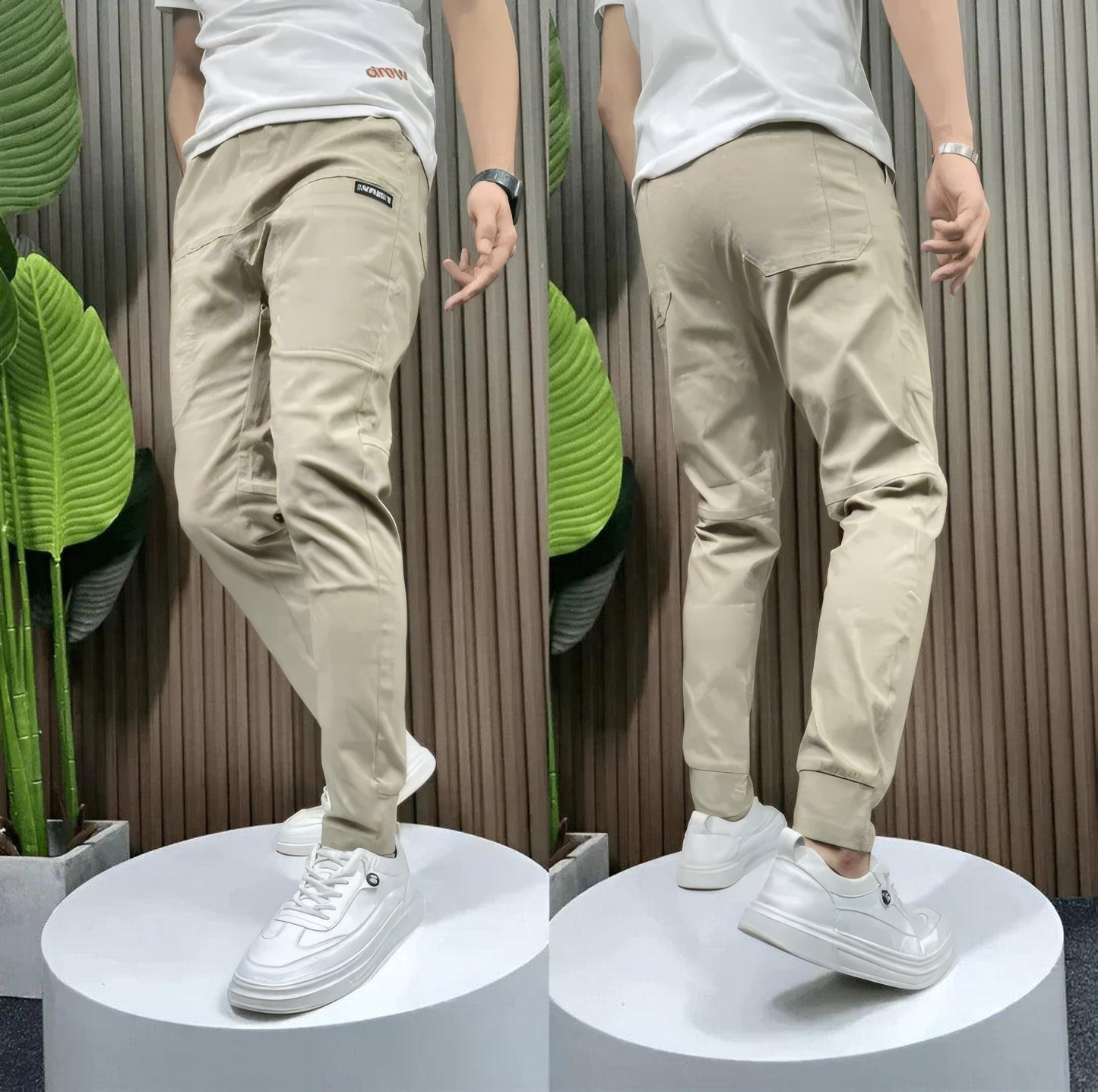 Avora Lyon | Pantalon cargo élastique pour homme premium