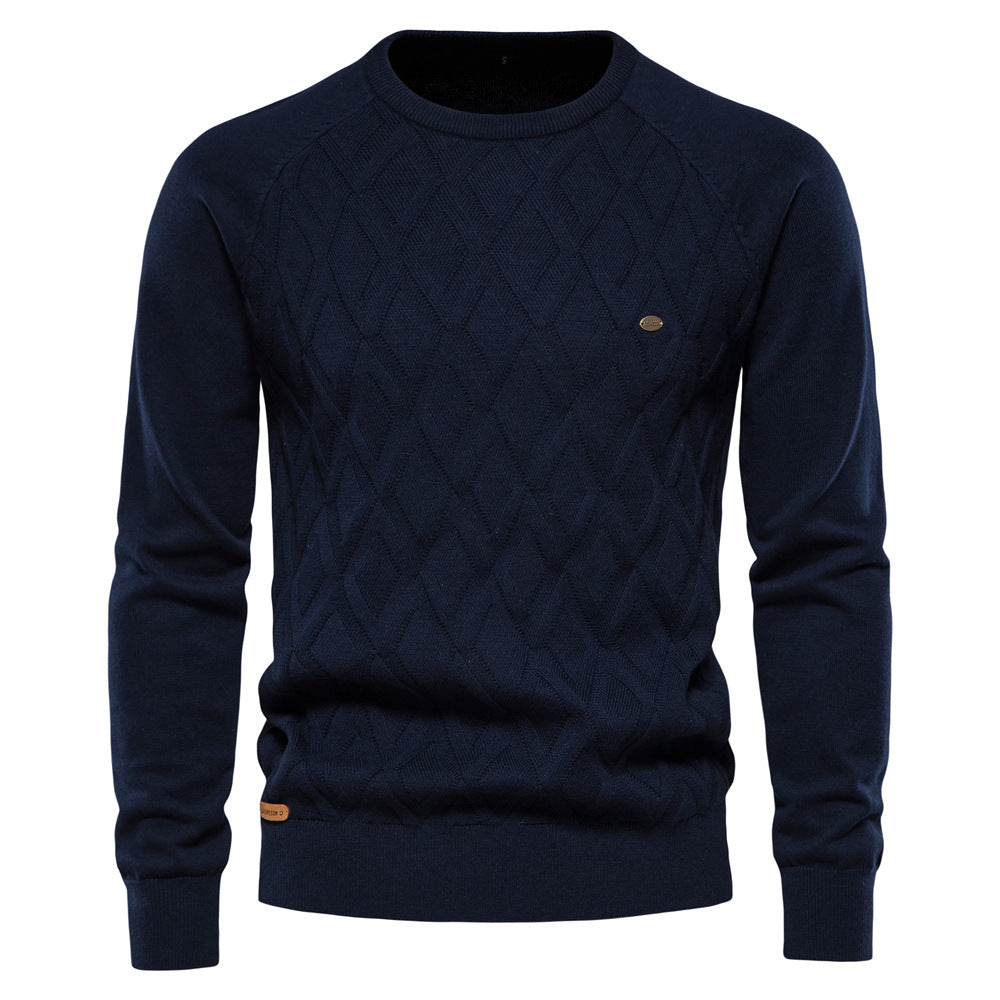 Avora Lyon | Pull homme à motif losanges