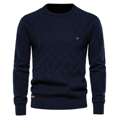 Avora Lyon | Pull homme à motif losanges