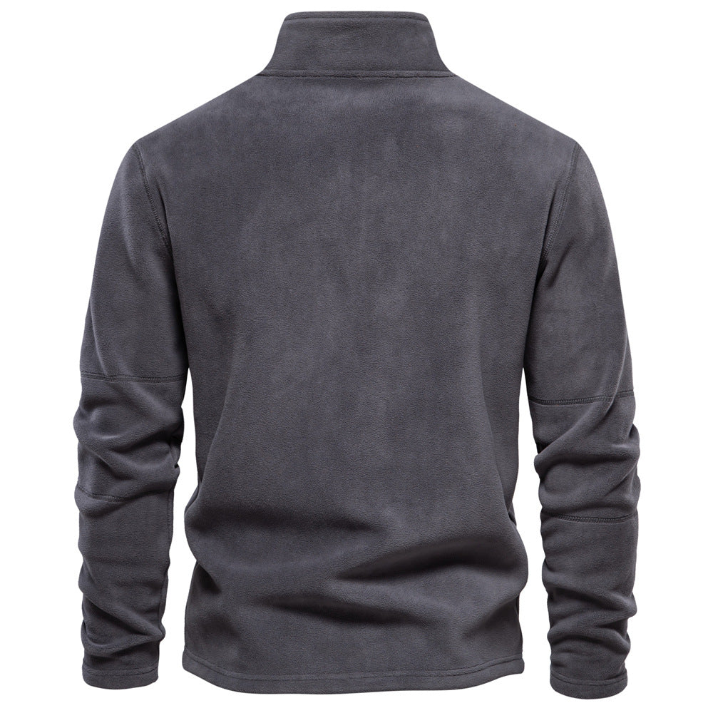 Avora Lyon | Sweat-shirt homme à col montant et demi-zip