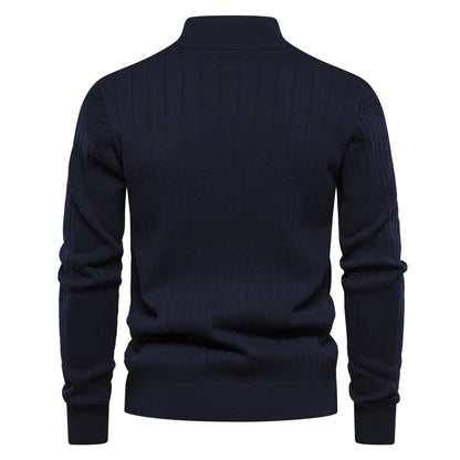 Avora Lyon | Pull homme à col montant et demi-zip