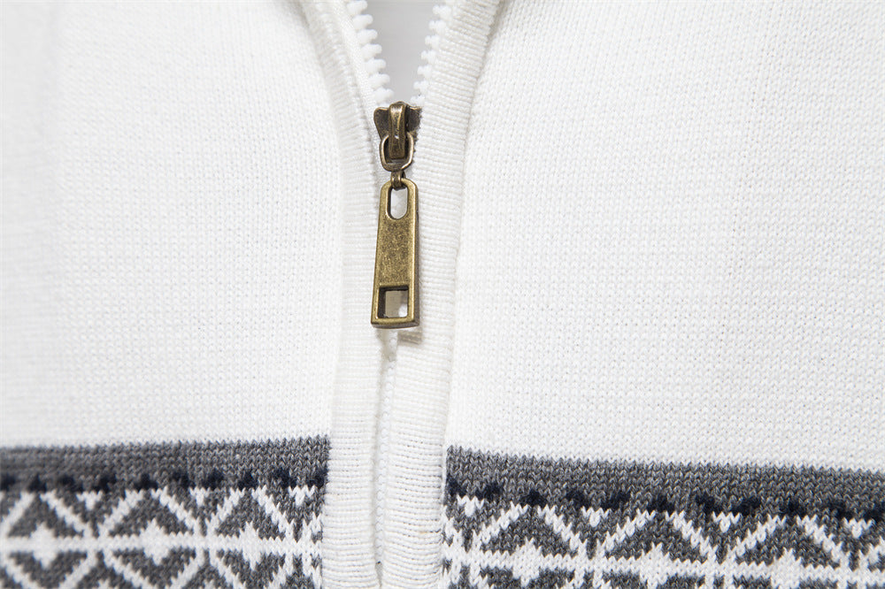 Avora Lyon | Pull Nordic Heritage à Demi-Zip