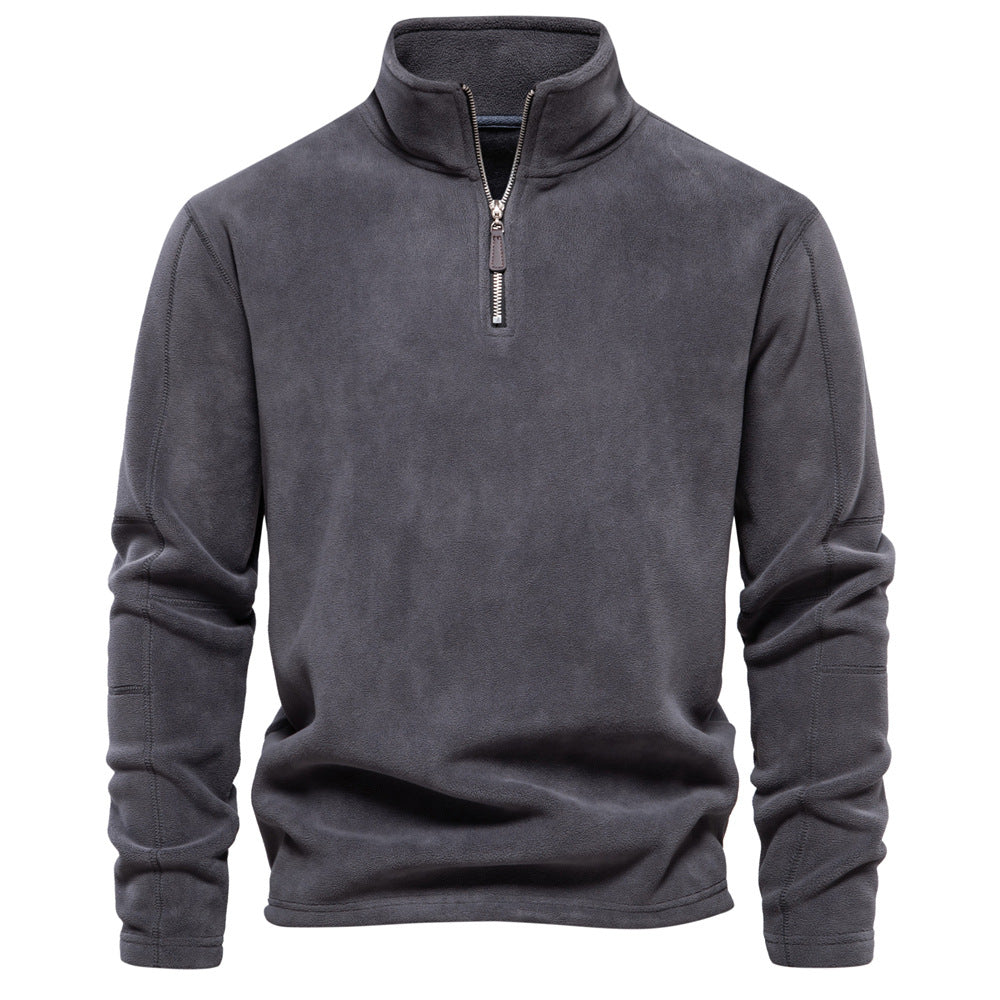 Avora Lyon | Sweat-shirt homme à col montant et demi-zip