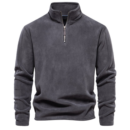 Avora Lyon | Sweat-shirt homme à col montant et demi-zip