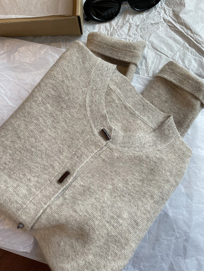 Avora Lyon | Cardigan en laine tricotée de qualité supérieure