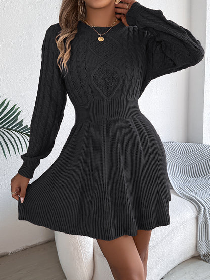 Avora Lyon | robe pull en maille torsadée