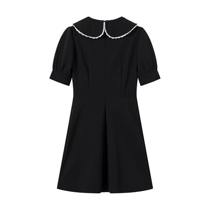 Avora Lyon | Robe élégante avec un col Claudine amovible