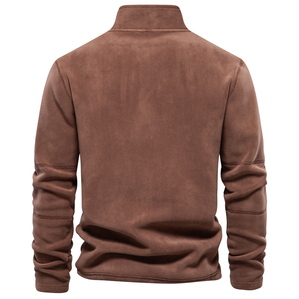Avora Lyon | Sweat-shirt homme à col montant et demi-zip