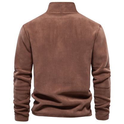 Avora Lyon | Sweat-shirt homme à col montant et demi-zip