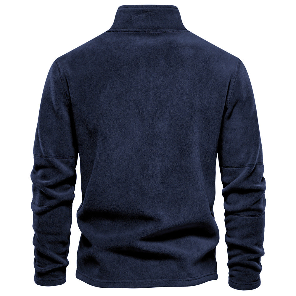 Avora Lyon | Sweat-shirt homme à col montant et demi-zip