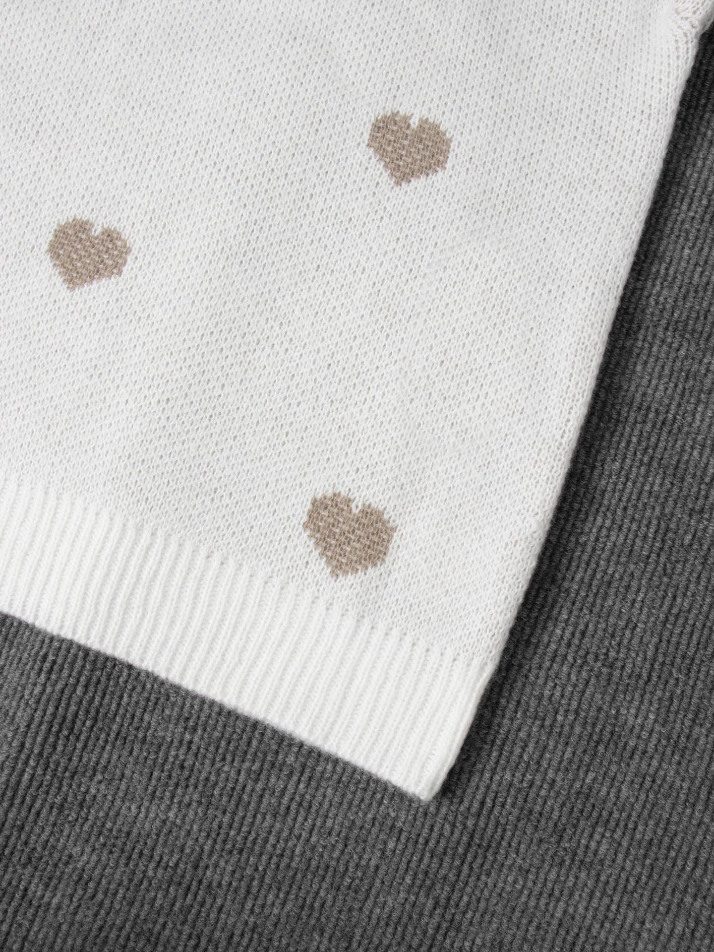 Avora Lyon | pull décontracté à imprimé cœur