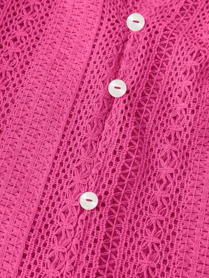 Avora Lyon | Chemisier en dentelle à col en V