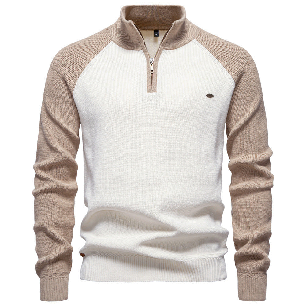 Avora Lyon | Pull homme décontracté et tendance à manches longues avec demi-zip
