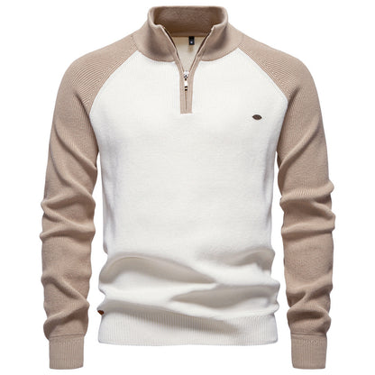 Avora Lyon | Pull homme décontracté et tendance à manches longues avec demi-zip