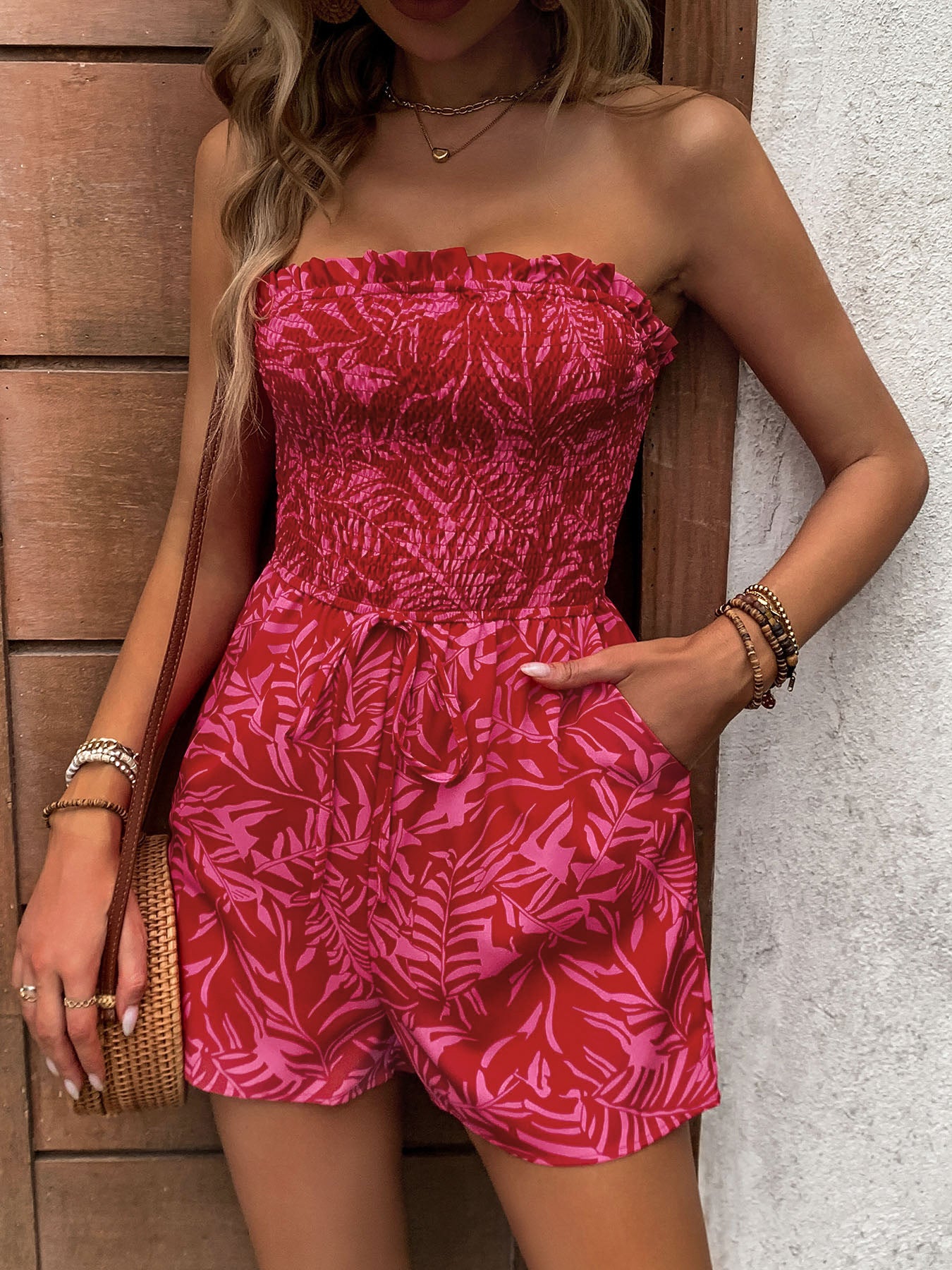 Avora Lyon | Combinaison bustier à épaules dénudées