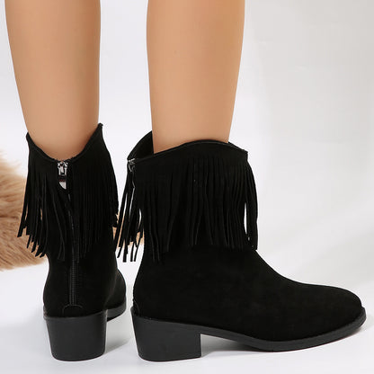 Avora Lyon | Bottines à franges