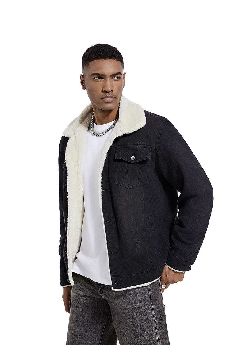 Avora Lyon | Veste en jean doublée en polaire pour homme