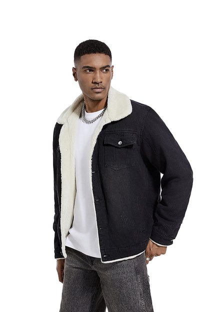 Avora Lyon | Veste en jean doublée en polaire pour homme