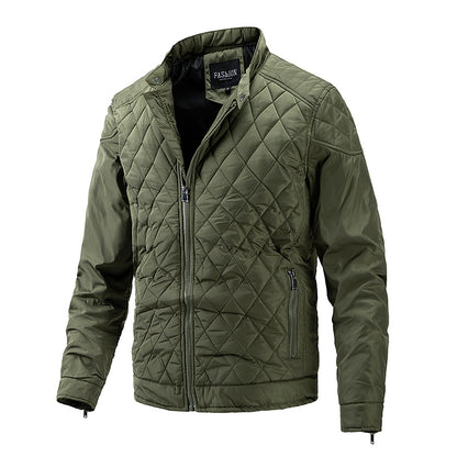 Avora Lyon | Veste décontractée de mi-saison à motif losanges