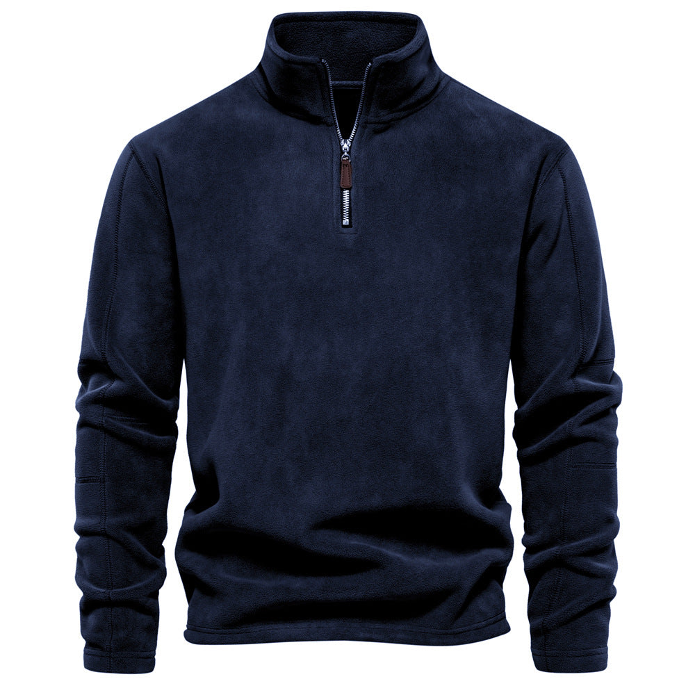 Avora Lyon | Sweat-shirt homme à col montant et demi-zip