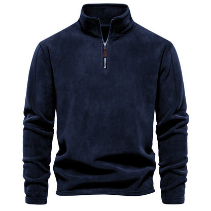Avora Lyon | Sweat-shirt homme à col montant et demi-zip
